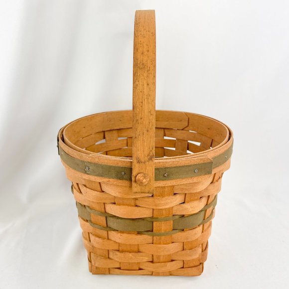 Vintage Longaberger Christmas Collection 1988 Edition Poinsettia Basket - Picture 6 of 8